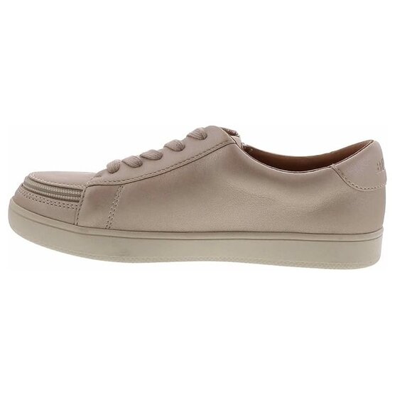 NEW Billy Footwear Women Sneaker Low Top Zip Up Champagne Adaptive Sz 7 W BY84 - Picture 3 of 4